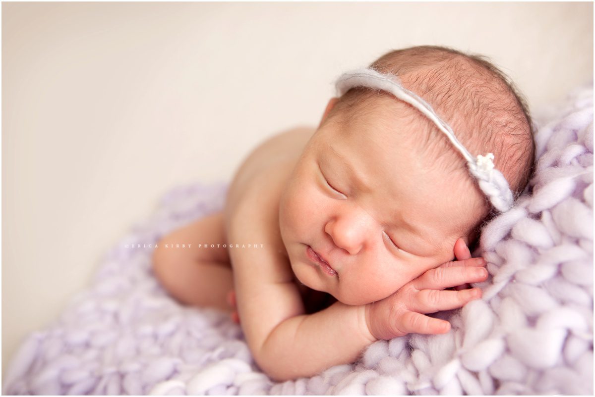Bentonville Arkansas Newborn Baby Photographer | Erica Kirby Photography baby girl newborn session Northwest Arkansas | Birth | Baby | Maternity | Family | Rogers | Fayetteville | NWA
