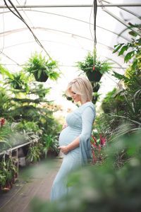 Maternity session in greenhouse northwest arkansas pregnancy photographer Bentonville Rogers Fayetteville AR - Erica Kirby Photography