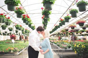 Maternity session in greenhouse northwest arkansas pregnancy photographer Bentonville Rogers Fayetteville AR - Erica Kirby Photography