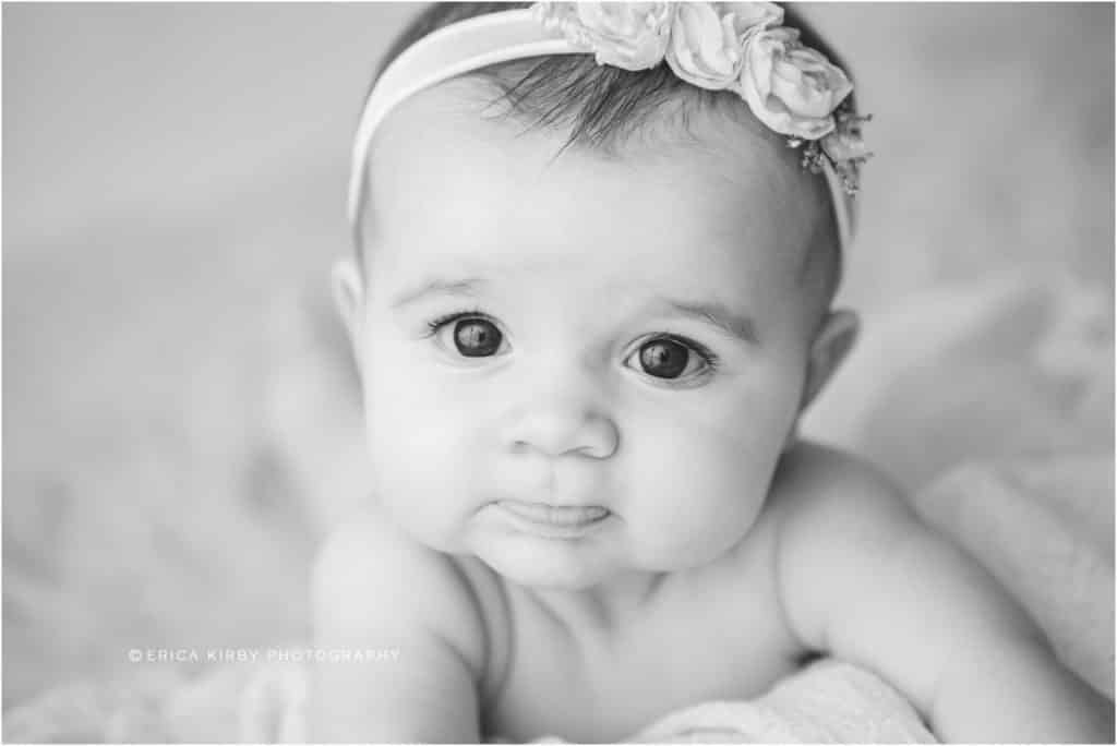 Northwest Arkansas Baby Photographer | Erica Kirby Photography | 4 month milestone session