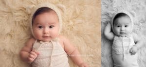NWA Baby Photographer | 3 month old baby milestone photoshoot in Northwest AR | Erica Kirby Photography
