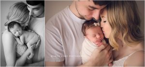 NWA Newborn Photographers | Newborn baby girl photo session in Erica Kirby Photography Bentonville studio | Rogers Fayetteville Arkansas