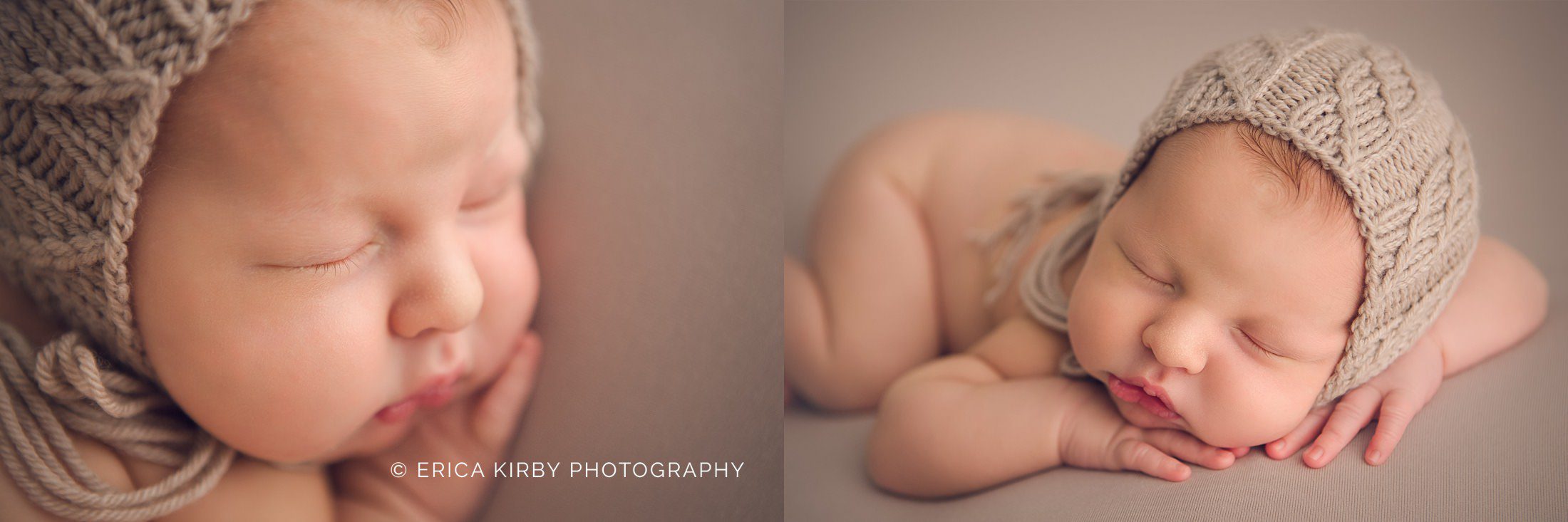 Rogers AR Newborn Baby Photographer | baby boy newborn photo session in northwest arkansas light and airy neutral colors | Erica Kirby Photography