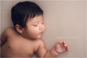 Baby Photographers Bentonville - baby girl newborn baby photo session 7 weeks old - erica kirby photography bentonville