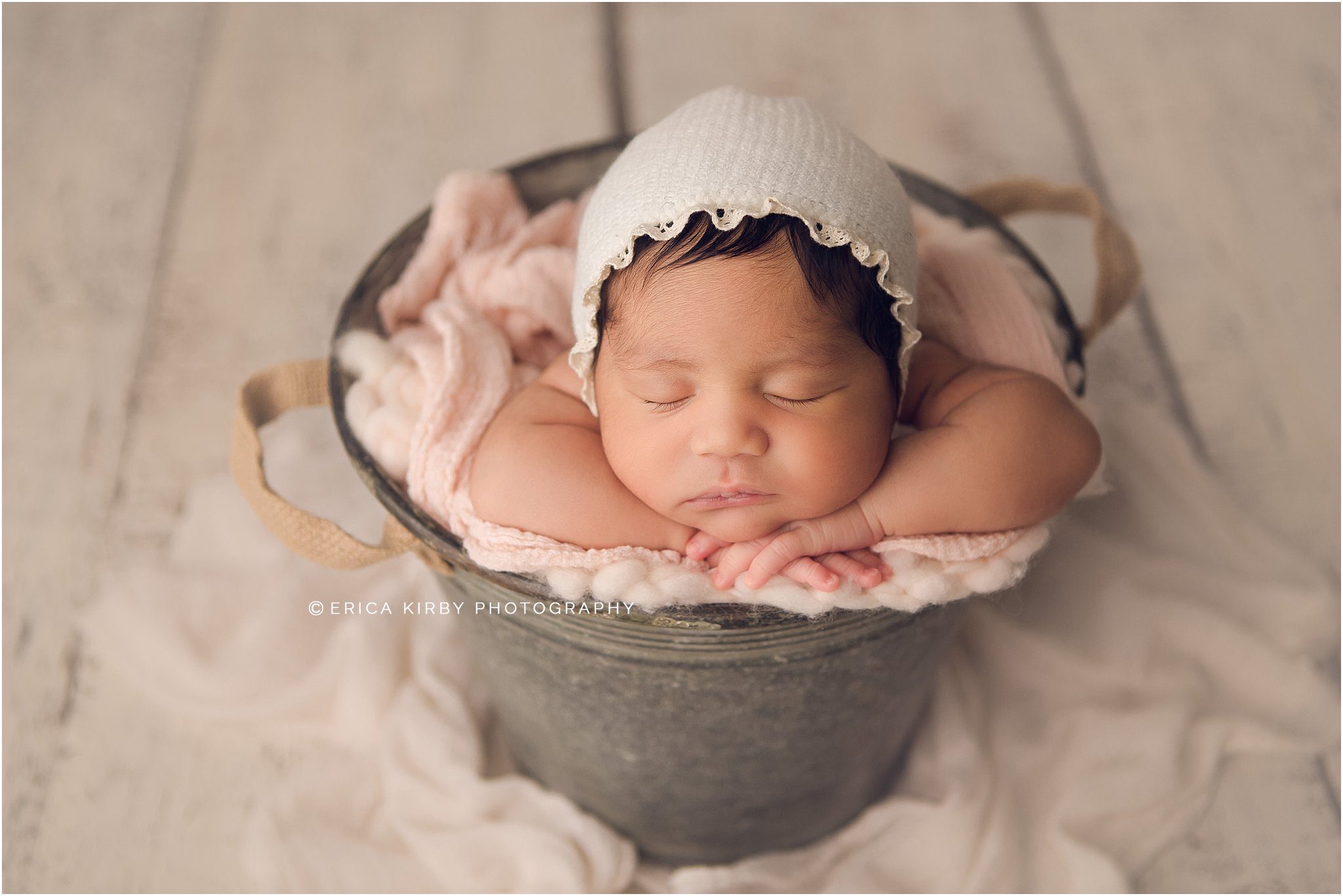 Newbornn Photo Session Bentonville - hispanic baby girl newborn photography - erica kirby photography