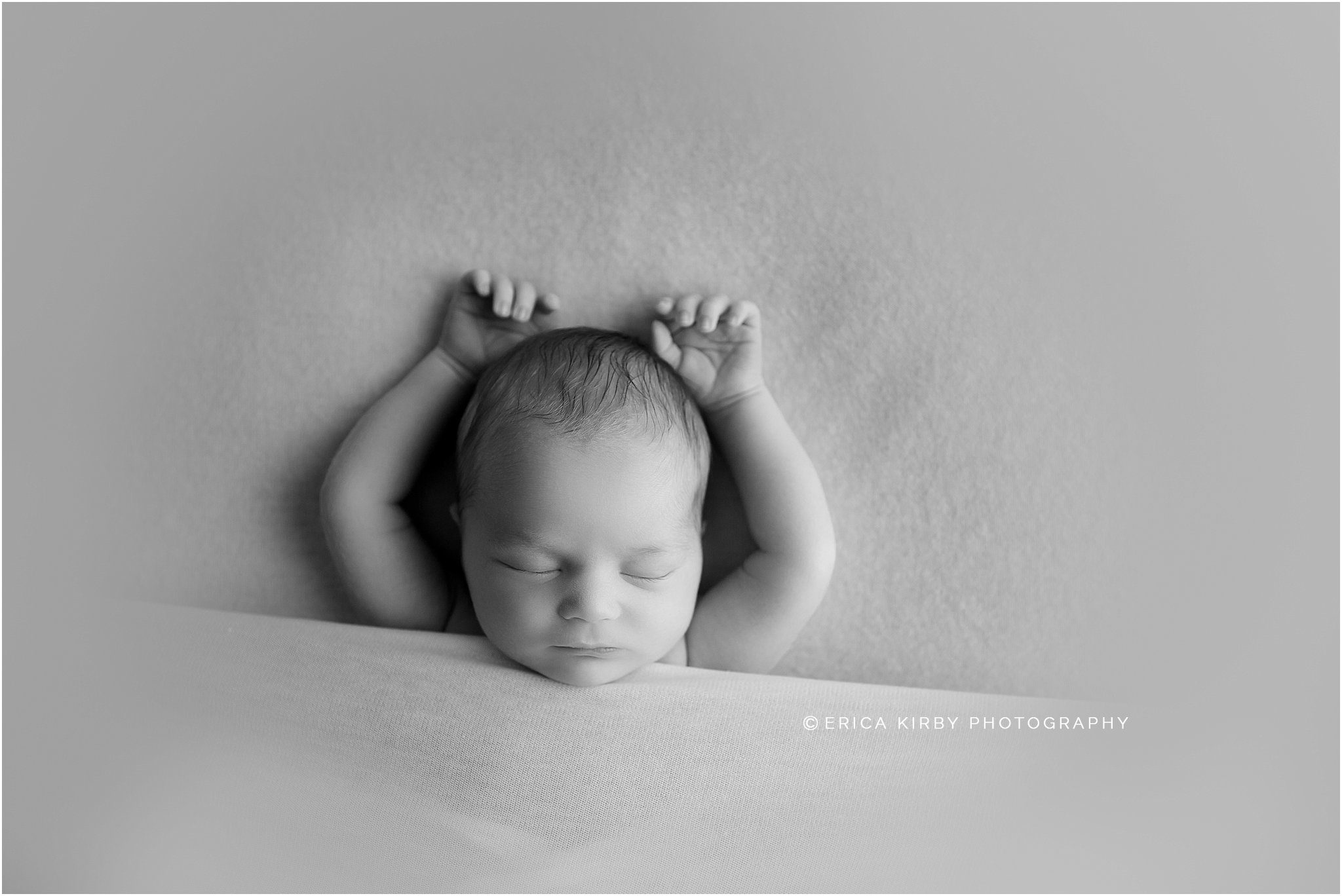 Newborn Photography Studio Bentonville AR - baby boy newborn photo session in nwa