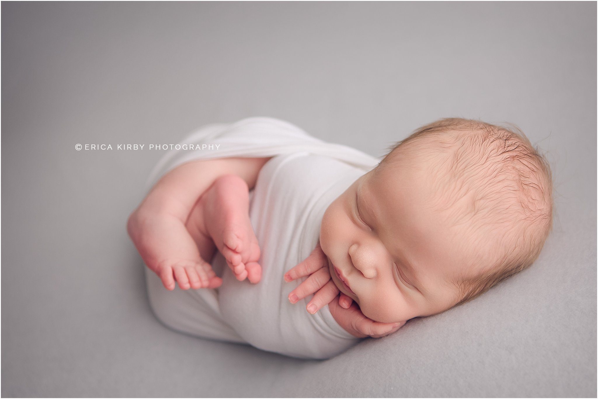 Newborn Photographers NW Arkansas - Soft and timeless newborn baby boy photo session with neutral colors - best newborn baby photographer in Arkansas - erica kirby photography