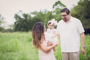 One Year Baby Milestone session - rogers arkansas newborn baby photographer - family photo session in grassy field in northwest AR - erica kirby photography