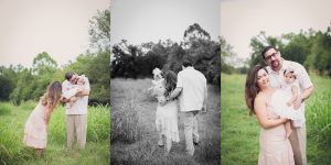 One Year Baby Milestone session - rogers arkansas newborn baby photographer - family photo session in grassy field in northwest AR - erica kirby photography