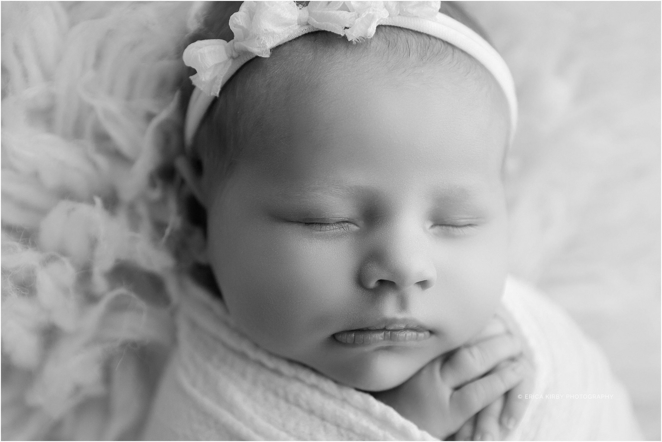 Baby girl newborn photo session in Bentonville Arkansas - Newborn Maternity Birth Photographer Northwest AR - Erica Kirby Photography NWA
