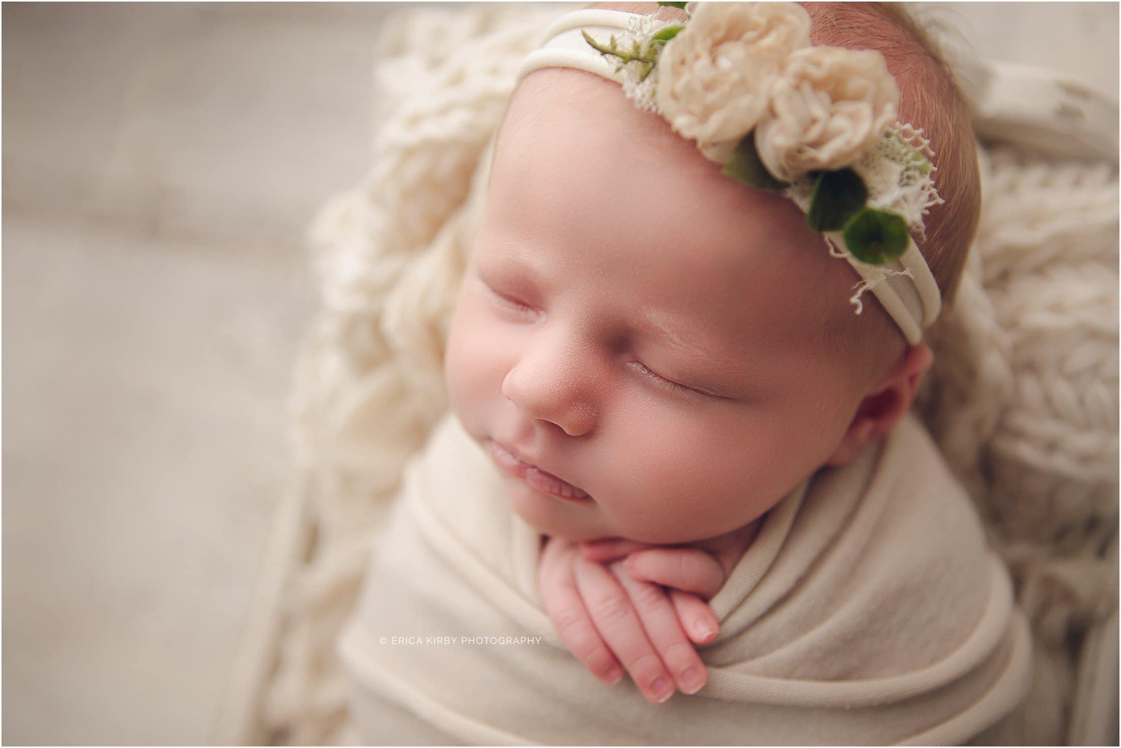 Baby girl newborn photo session in Bentonville Arkansas - Newborn Maternity Birth Photographer Northwest AR - Erica Kirby Photography NWA