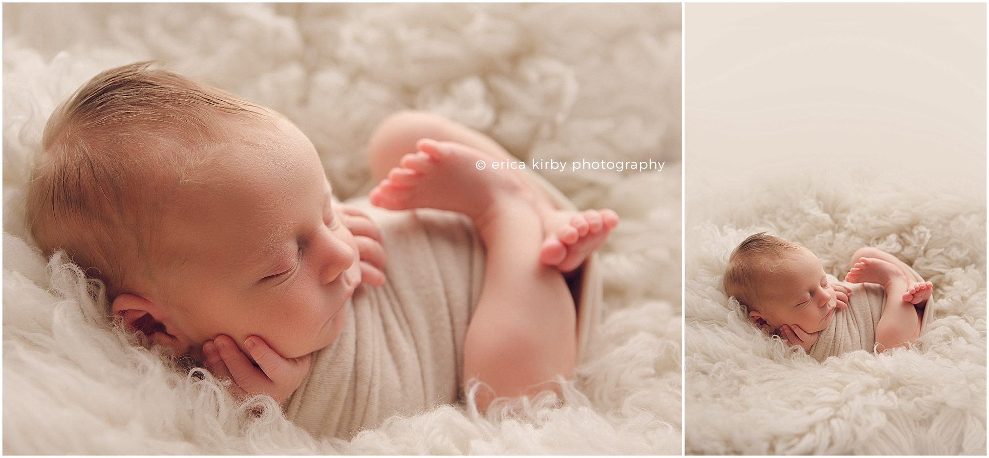Studio Newborn Photographers NW Arkansas | Erica Kirby Photography arkansas best baby photographer - studio newborn baby boy photo session