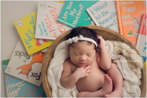 Newborn Photography Studio Rogers Arkansas - baby girl newborn photo session in Erica Kirby Photography's studio in Northwest AR