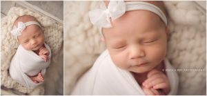 Fayetteville AR Newborn Photographers - family newborn baby photo session in bentonville studio - erica kirby photography
