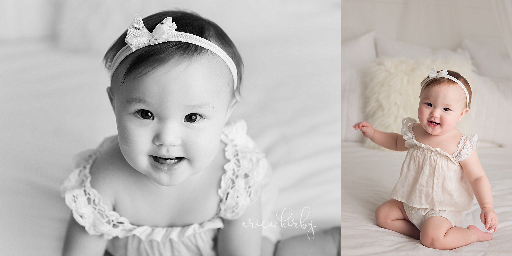 One year old milestone portraits - Northwest Arkansas Bentonville Baby Photographer 