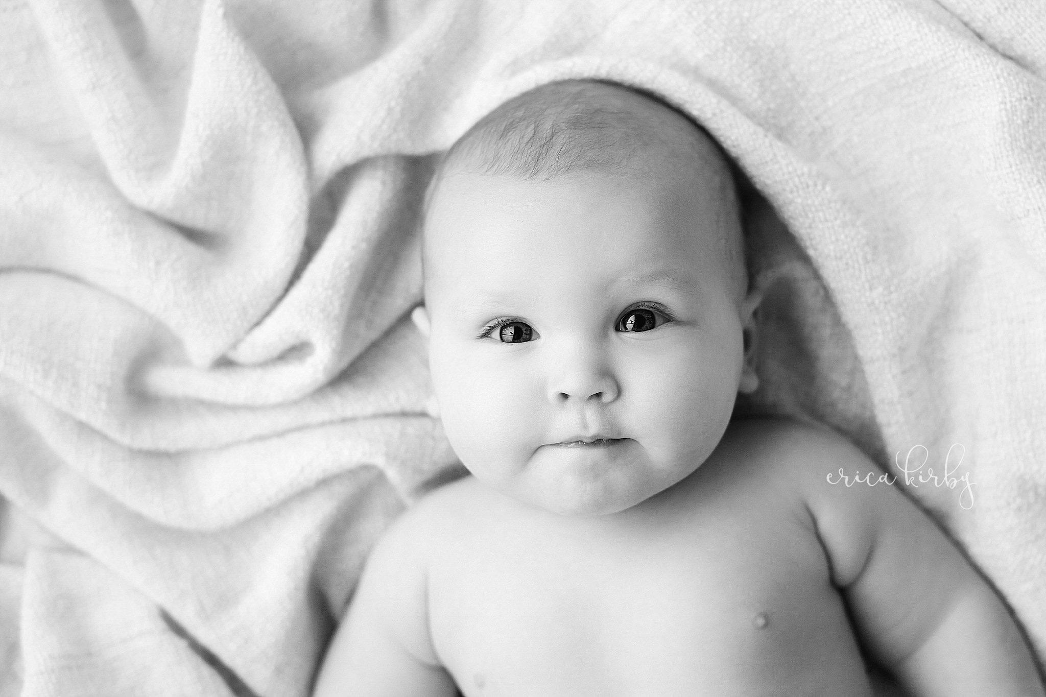 Northwest AR 6 Month Milestone Portraits - Baby photographer bentonville rogers fayetteville ar - erica kirby 