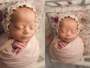 northwest arkansas newborn photographers fayetteville - erica kirby photography - baby girl studio newborn session in bentonville with family